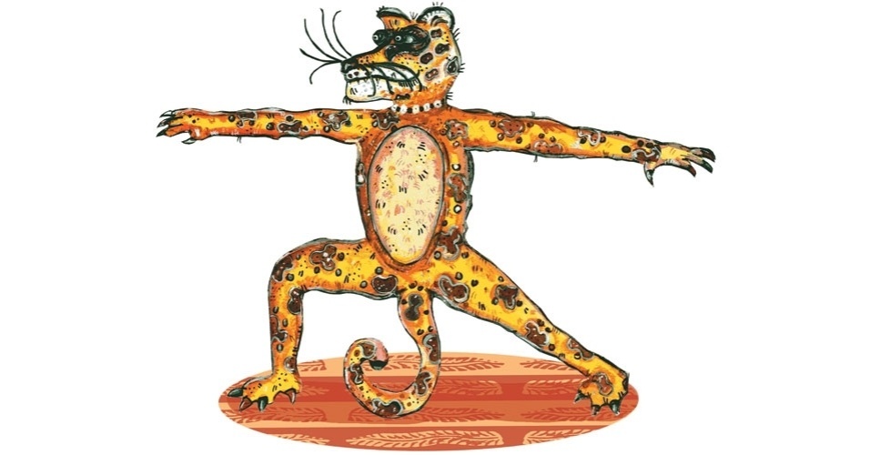 ilustração do livro aprendendo com os bichos - yoga para crianças - Joãocaré/WMF Martins Fontes