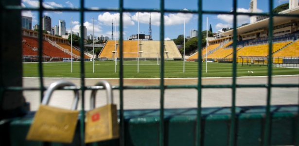 Segundo a Conmebol, o estádio do Pacaembu deverá estar vazio no jogo do Corinthians - Fernando Donasci/UOL