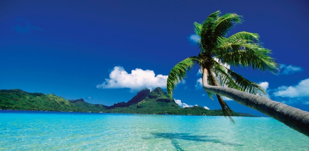 Bora Bora, na Polinésia Francesa, será um dos destinos visitados pelo sortudo que ganhar a vaga - Getty Images