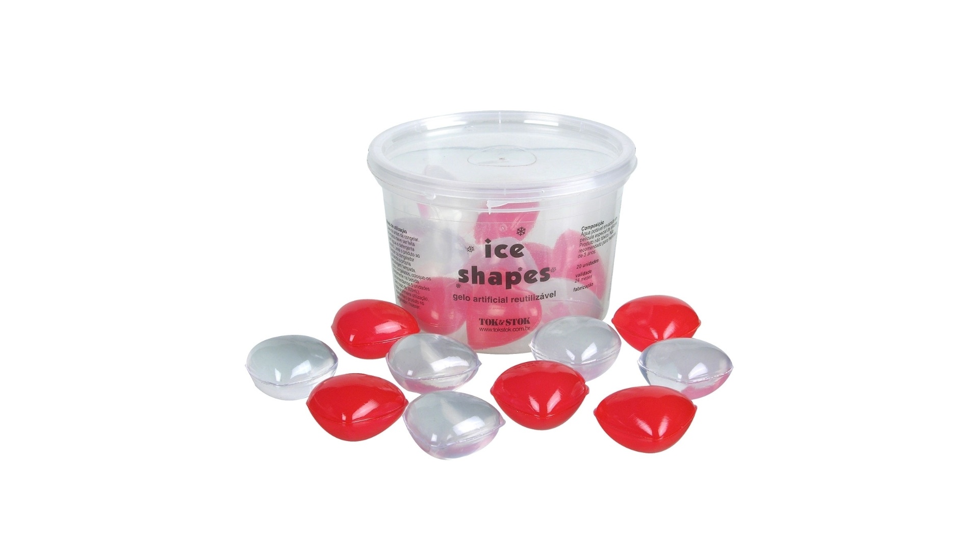 As forminhas de gelo artificial em formato de coração da Tok&Stok (www.tokstok.com.br) dão aquele toque romântico e levemente divertido para um drinque a dois. O pote com vinte unidades custa: R$ 26,90 I Preços pesquisados em fevereiro de 2013 e sujeitos a alterações - Divulgação