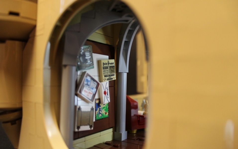 Cena de "Harry Potter" é reproduzida por Alice Finch. A maquete demorou um ano para ficar pronta - Bippity Bricks/Flickr