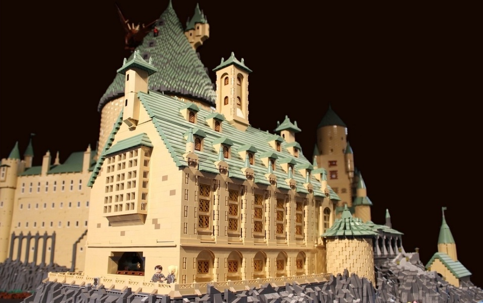 Fã da saga Harry Potter, Alice Finch reproduziu o castelo e detalhes de Hogwarts com 400 mil peças - Bippity Bricks/Flickr