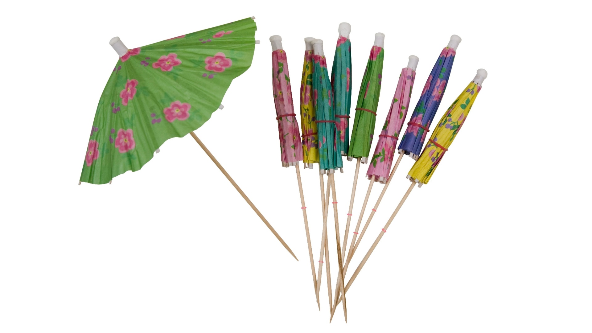 O verão pede drinques coloridos, com direito a adereços como a sombrinha-palito da Coisas da Doris (http://www.coisasdadoris.com.br/loja/), feita de papel de seda. Cada uma custa R$ 18. I Preços pesquisados em fevereiro de 2013 e sujeitos a alterações - Divulgação