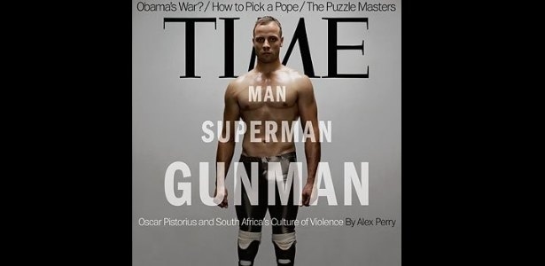 Oscar Pistorius na capa da revista Time