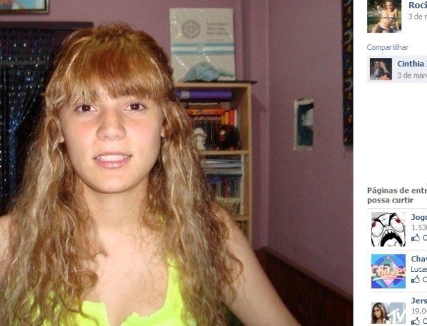 Rocío Oliva apresenta franja característica. Jovem conquistou o coração de Diego Maradona - Reprodução/Facebook