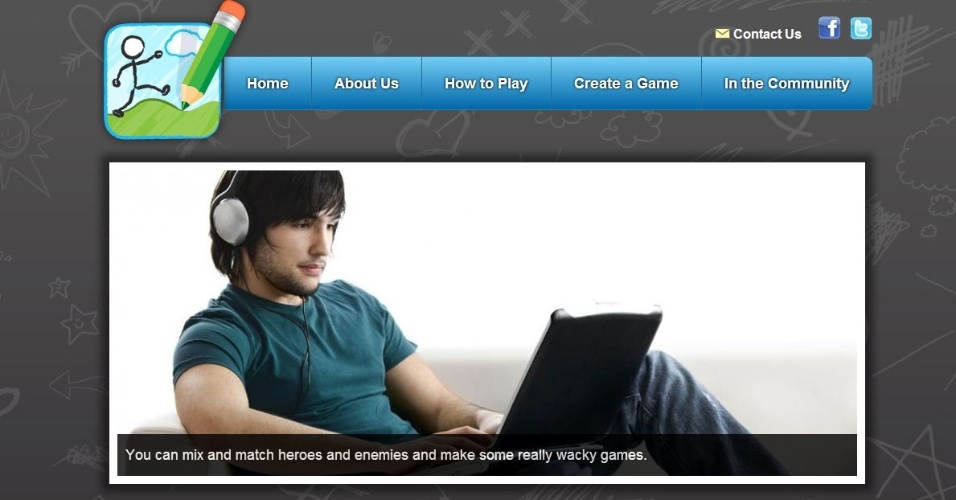 Um aplicativo [em inglês] que permitem a criação de games pelos alunos chama-se My Doodle Game (http://mydoodlegame.com/). Os personagens são desenhados pelos estudantes, que pode fazê-los interagirem. ?É bastante lúdico e divertido e não exige nenhuma ferramenta sofisticada para a produção?, disse Tori. - Reprodução