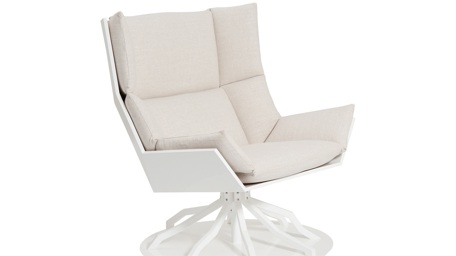 Poltrona Aconchego!: tem seu design inspirado na concha da palma da mão, uma referência ao acolhimento e à segurança - Divulgação