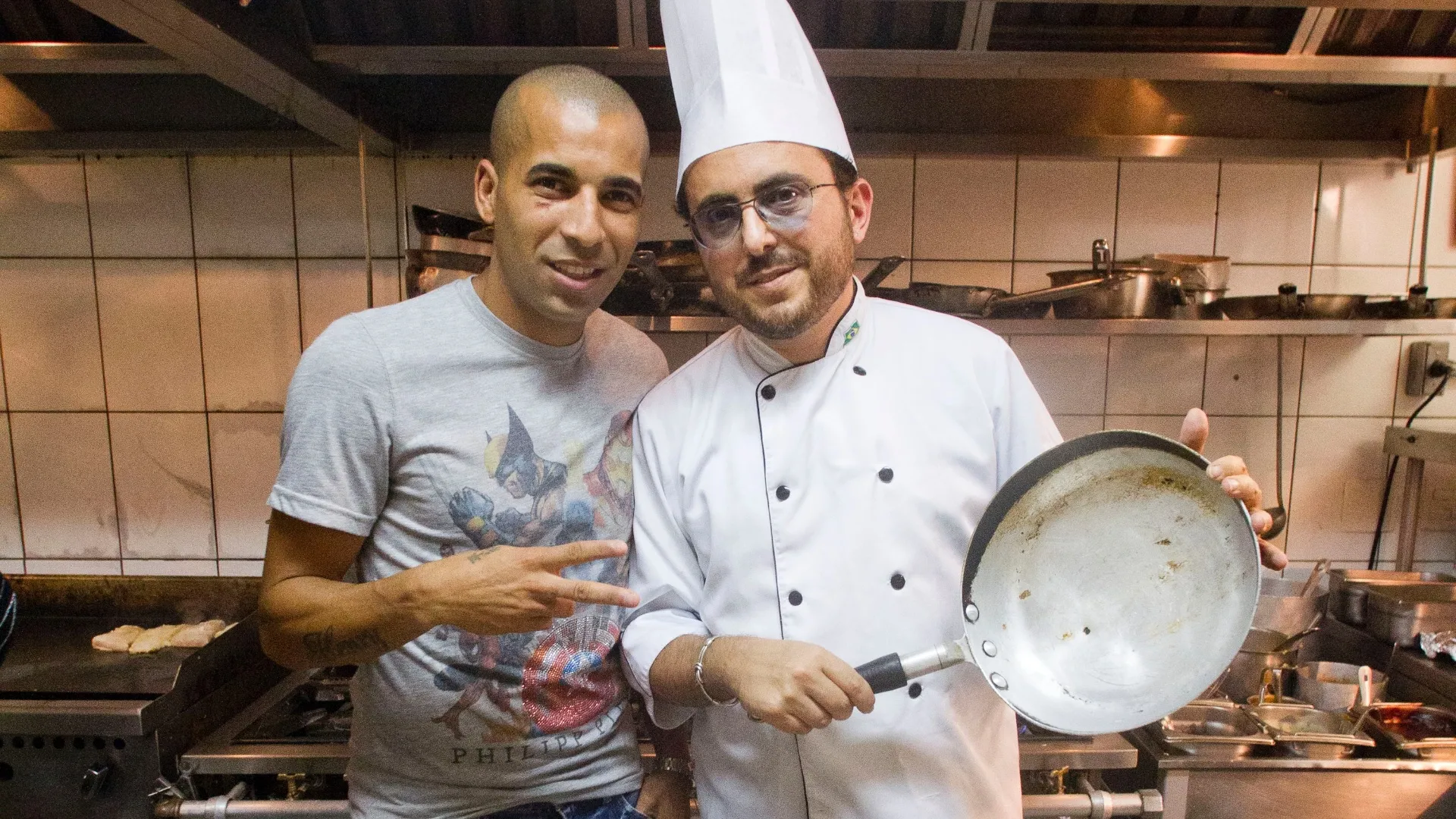 Emerson Sheik e Isaac Azar, do Paris 6 - Fernando Donasci/UOL