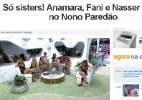 Site oficial do "BBB13" comete gafe e chama Nasser de "sister" - Reprodução/Globo