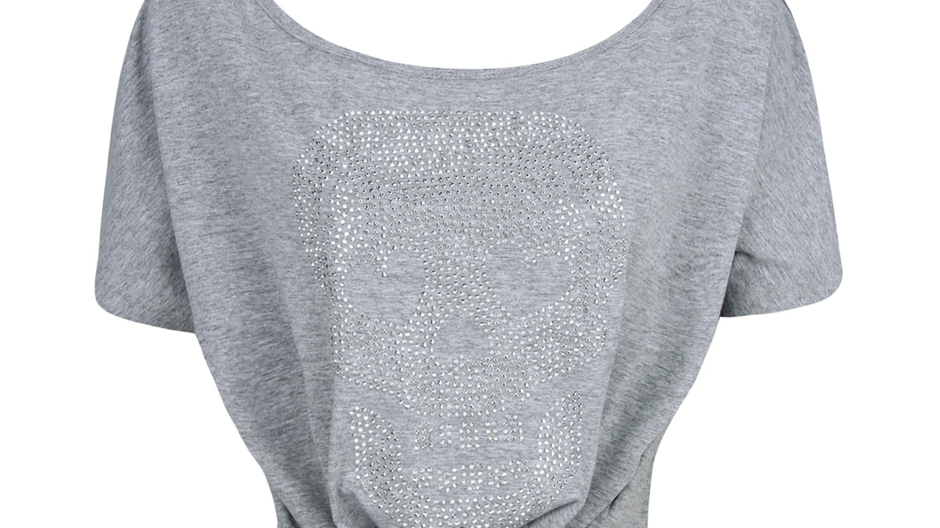 Blusa com amarração e estampa de caveira; R$ 39,90,  na Renner (www.lojasrenner.com.br). Preço pesquisado em fevereiro de 2013 e sujeito a alterações - Divulgação