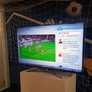 Tv samsung com funcao com modo futebol