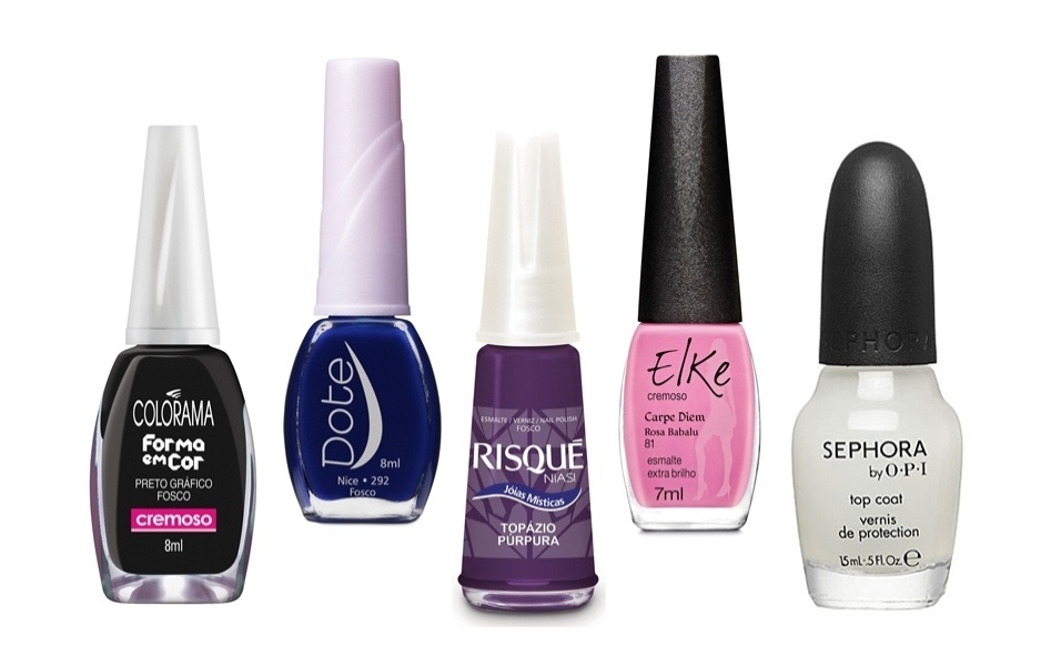 Esmalte matte - Divulgação/Montagem UOL