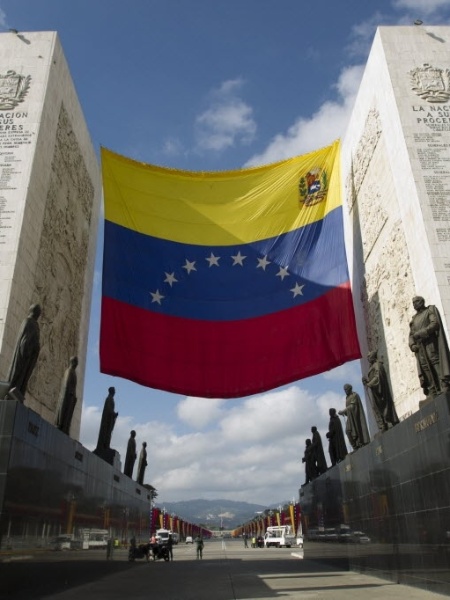 Vista do Monumento à Nação da Venezuela, em Caracas (Venezuela) - Boris Vergara/Efe