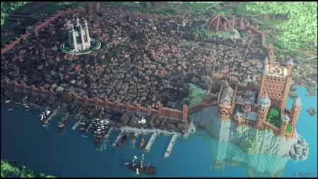Minecraft I Como Construir uma Casa Medieval 3 [MUNDO QUADRADO