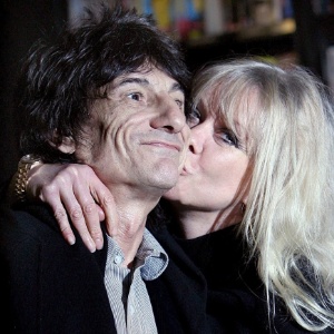 Jo Wood e Ron Wood, guitarrista do Rolling Stones, foram casados durante 26 anos