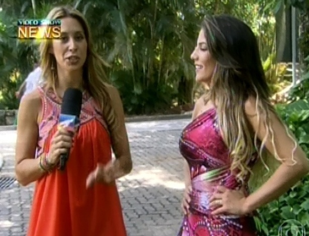 7.mar.2013 - Última a ser eliminada do "BBB13", Anamara participa do programa Vídeo Show nesta tarde