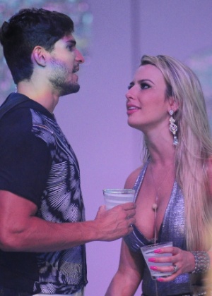 Fernanda e André, no "BBB13": casal tem relacionamento do tipo "ioiô" no reality show da Globo - Divulgação TV Globo/João Cotta