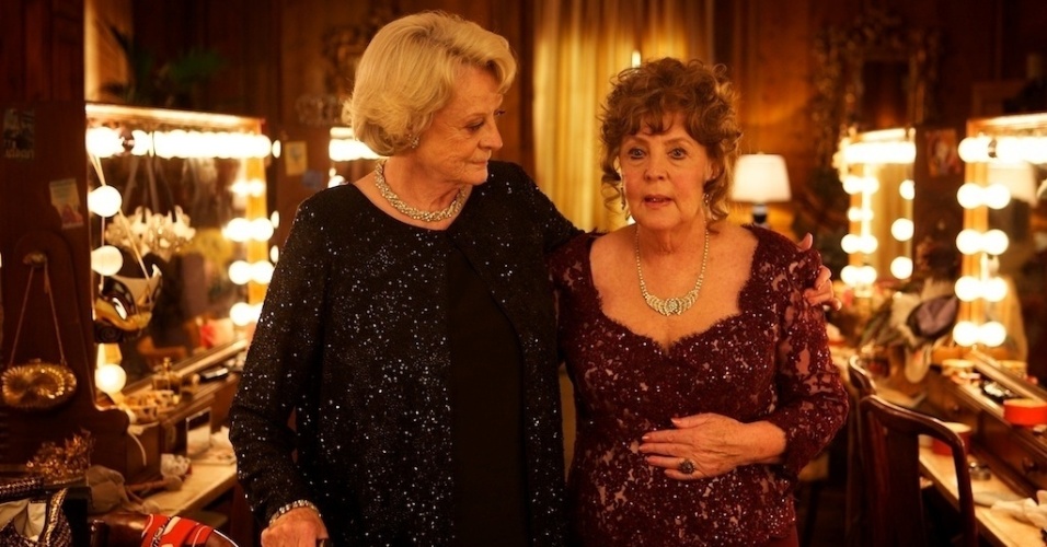 Cena do filme "O Quarteto", de Dustin Hoffman. O premiado ator estreia na direção em longa estrelado por Maggie Smith sobre um grupo de músicos aposentados que precisa conviver com uma diva, que também era mulher de um dos residentes do asilo. Maggie Smith foi indicado ao Globo de Ouro de 2013 por sua atuação no longa - Divulgação / Diamond Brasil