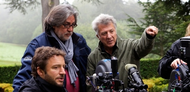 Diretor Dustin Hoffman coordena as filmagens de "O Quarteto", filme de estreia do premiado ator - Divulgação / Diamond Brasil