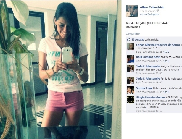 Calan concilia futebol e estudos. Sonho da zagueira é virar apresentadora - Reprodução Facebook