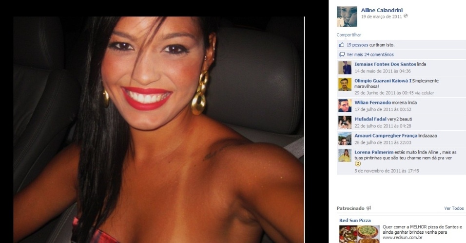 Calan concilia o futebol feminino com os estudos. Ela cursa Jornalismo e quer o diploma para tentar ser apresentadora - Reprodução Facebook