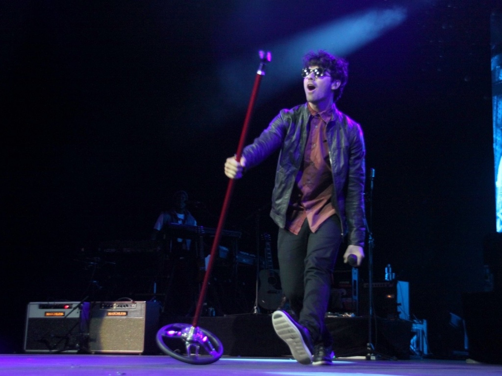 12.mar.2013 - O grupo norte-americano já se apresentou em São Paulo e ainda passará por Porto Alegre (14) com sua turnê pela América Latina - Graça Paes/Foto Rio News