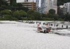 Após retirada de 65 t de peixes da lagoa, desodorante alivia mau cheiro no Rio - Hudson Pontes/Agência O Globo