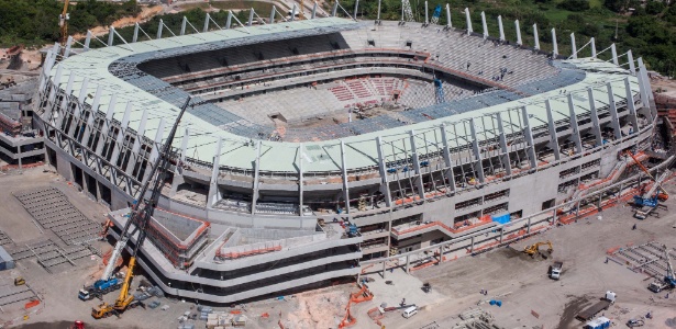 Arena Pernambuco está na fase final das obras e será inaugurada no meio de maio