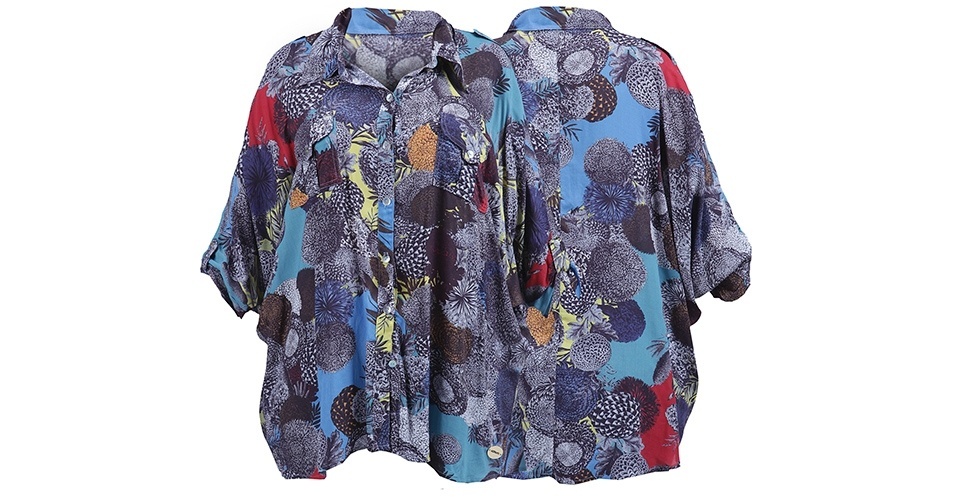 Camisa estampada colorida; R$ 283,43, na Mormaii (www.mormaii.com.br). Preço pesquisado em março de 2013 e sujeito a alterações - Divulgação