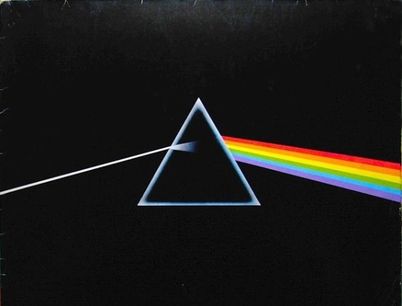 Capa original de "The Dark Side Of The Moon", lançado pelo Pink Floyd em março de 1973 - Reprodução/Discogs