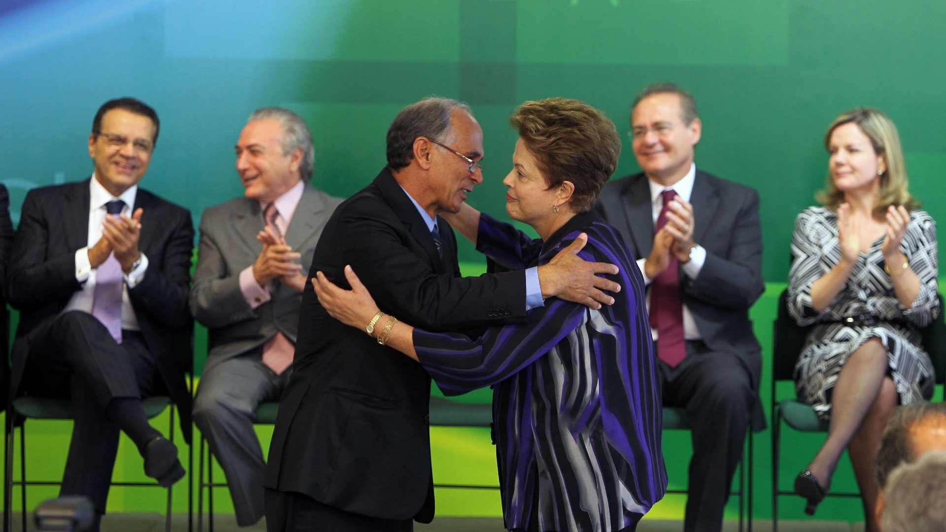 16.mar.2013 - Posse dos novos ministros de Dilma no Palácio do Planalto, em Brasília - Roberto Jayme/UOL