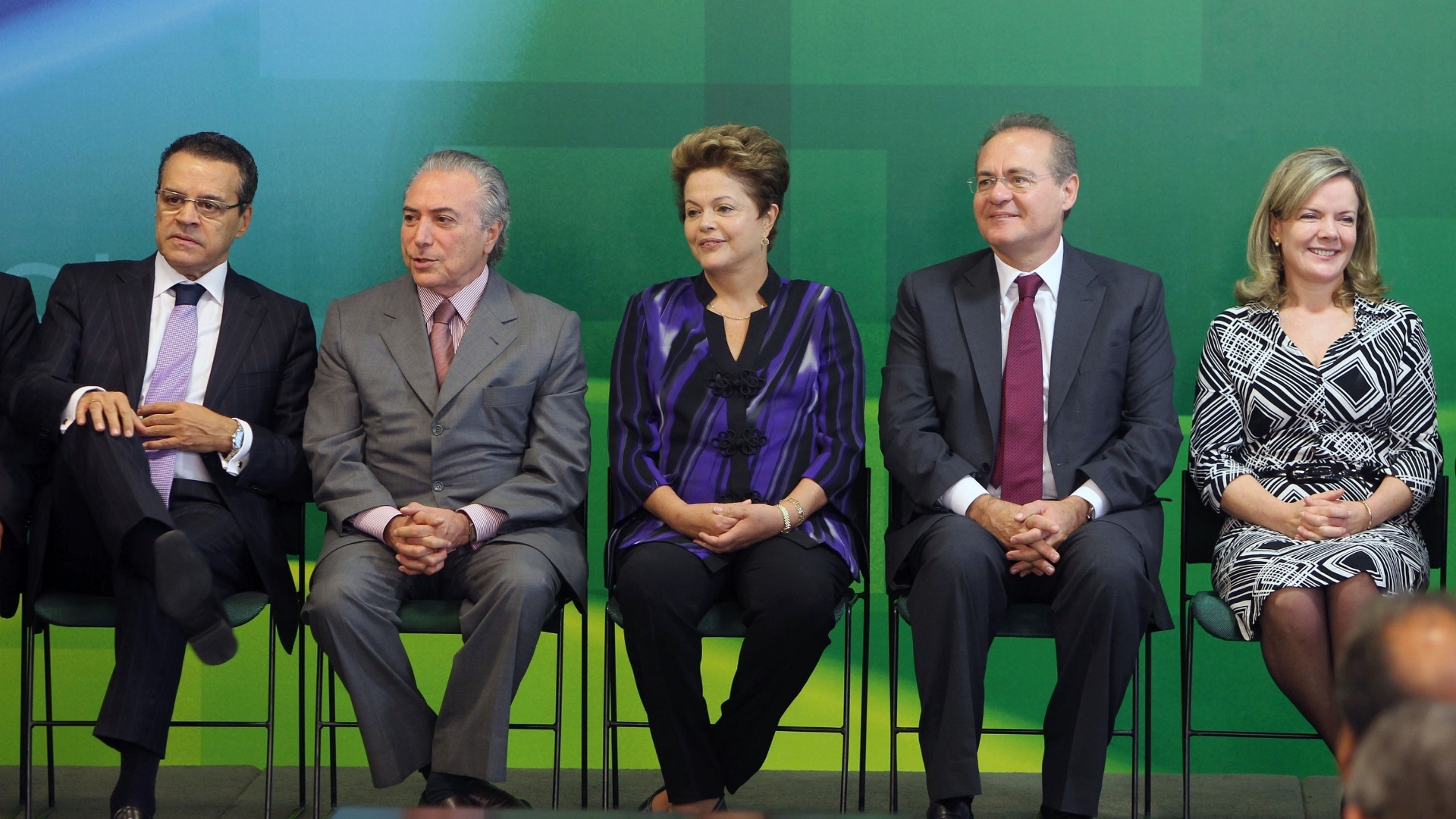16.mar.2013 - Posse dos novos ministros de Dilma no Palácio do Planalto, em Brasília - Roberto Jayme/UOL