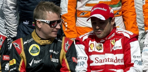 Kimi Raikkonen, da Lotus, pode assumir o posto da Ferrari ocupado por Felipe Massa  - Rob Griffith/AP