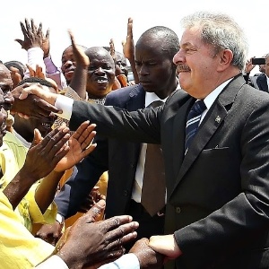 O ex-presidente Lula em Cotonou, em Benin, durante viagem por países africanos em março - Ricardo Stuckert/Instituto Lula