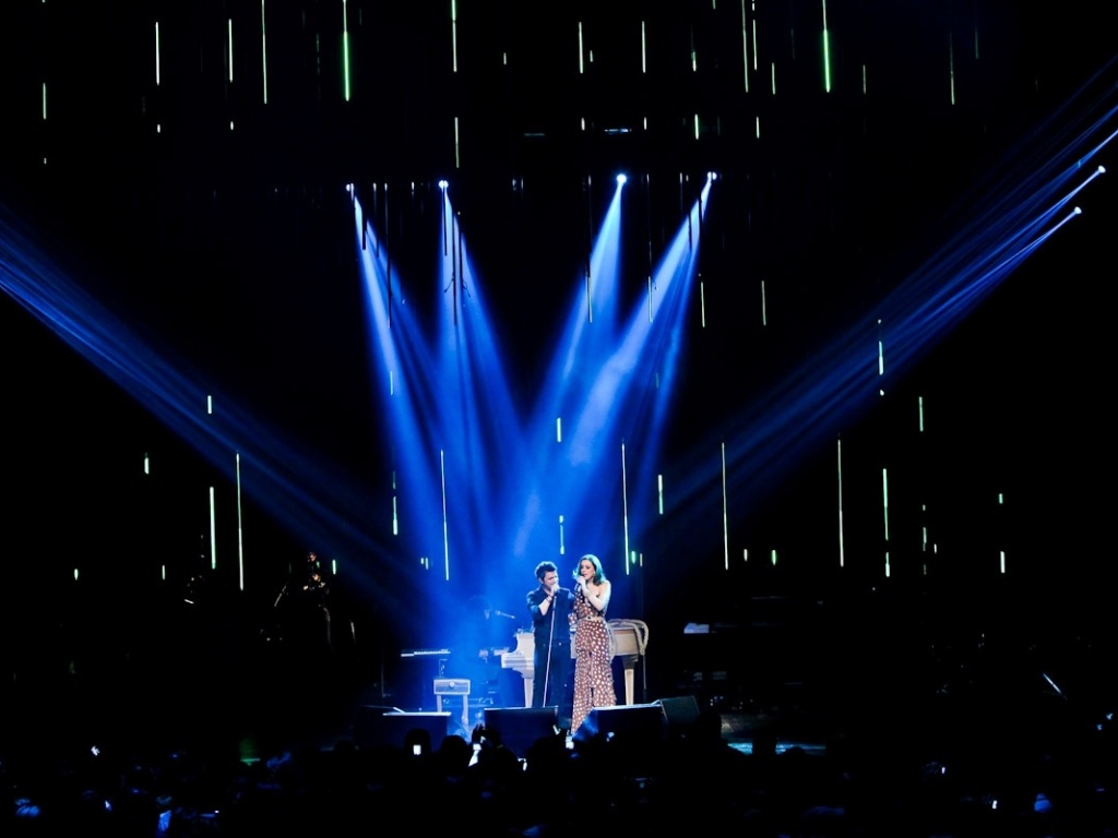 18.mar.2013 - O cantor espanhol Alejandro Sanz se apresenta no Credicard Hall, em São Paulo - Foto Rio News