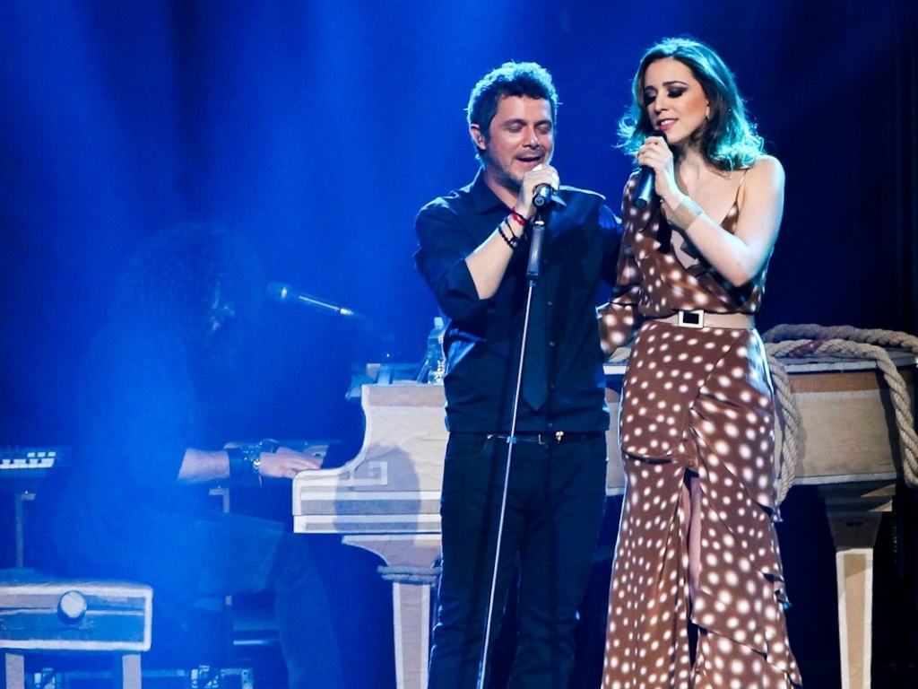 18.mar.2013 - O cantor espanhol Alejandro Sanz se apresenta no Credicard Hall, em São Paulo - Foto Rio News