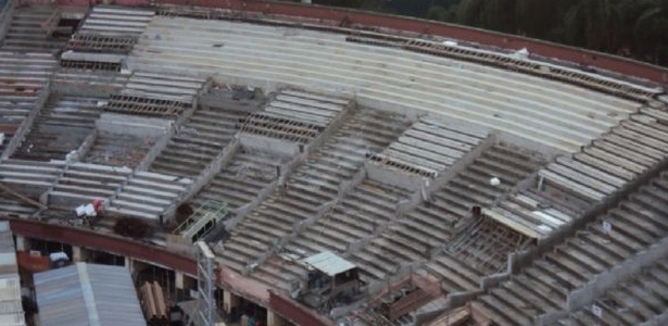 20% da antiga arquibancada do Palestra Itália na Arena Palestra não será demolido - Divulgação (WTorre)