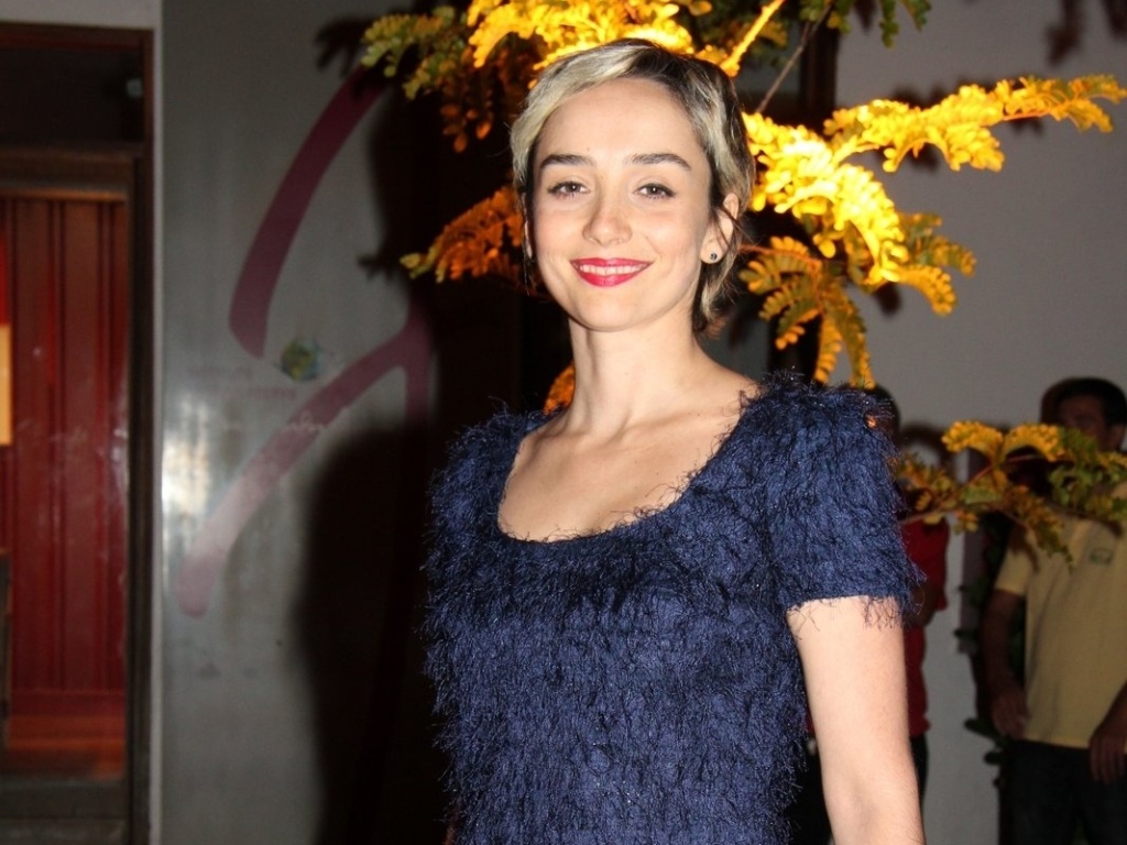 19.mar.2013 - Simone Spoladore no 25º Prêmio Shell de Teatro do Rio, Espaço Tom Jobim, no Jardim Botânico - Adna Barbosa/Fotorionews