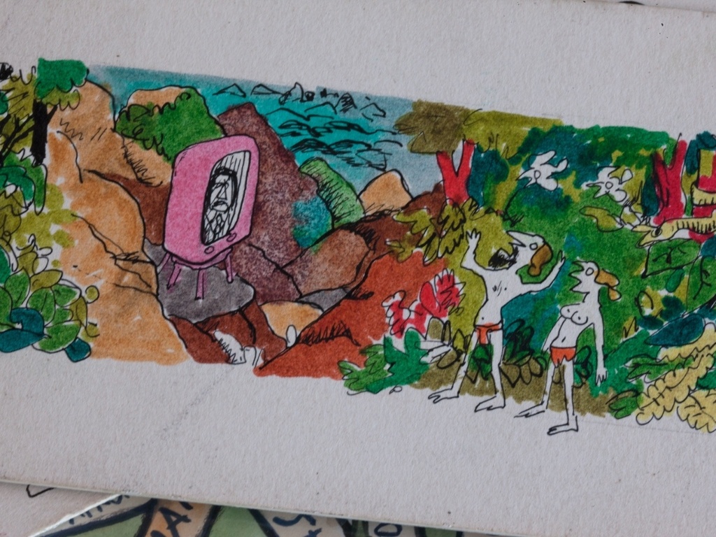 O responsável pela catalogação e a supervisão dos futuros projetos relacionados ao acervo de Millôr é o desenhista e caricaturista Cássio Loredano - IMS-RJ