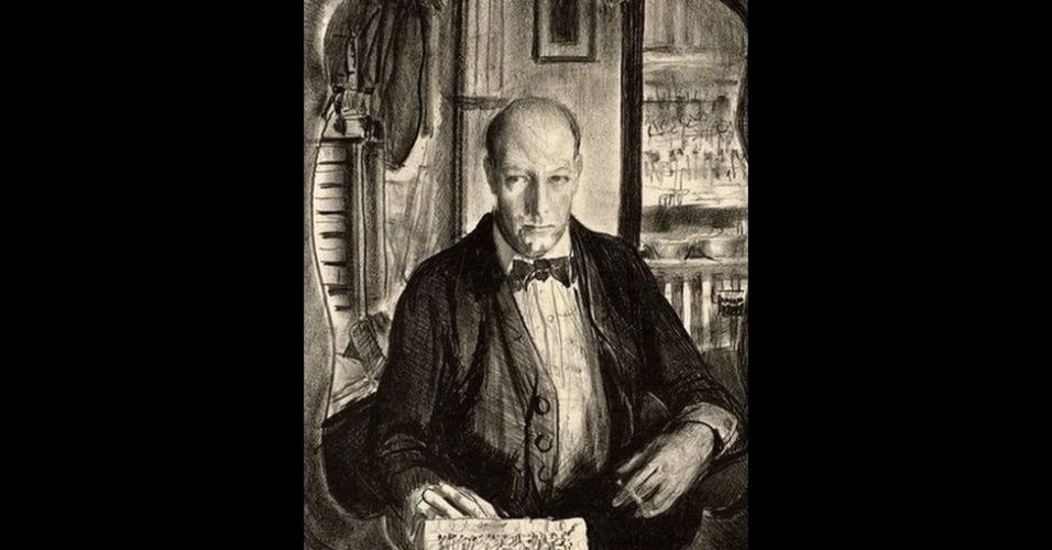 Quando Bellows morreu em 1925, aos 42 anos, ele já era considerado um dos maiores artistas americanos. A exposição em Londres mostrará mais de 70 obras e ficará em cartaz até 9 de junho. Acima, "Autorretrato", de 1921 - Cortesia: www.royalacademy.org.uk