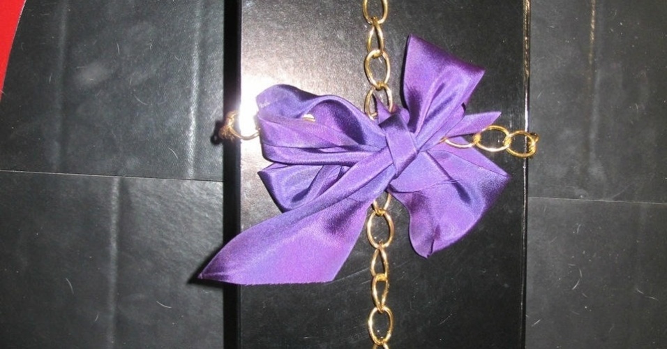 Embrulho misterioso, enviado por Lady Gaga para o fotógrafo, pode ter relação com o "Secret Project" - Reprodução