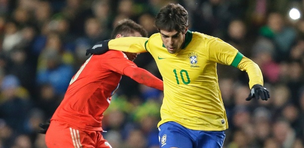 Kaká disputou amistosos em março, mas não foi para a Copa das Confederações