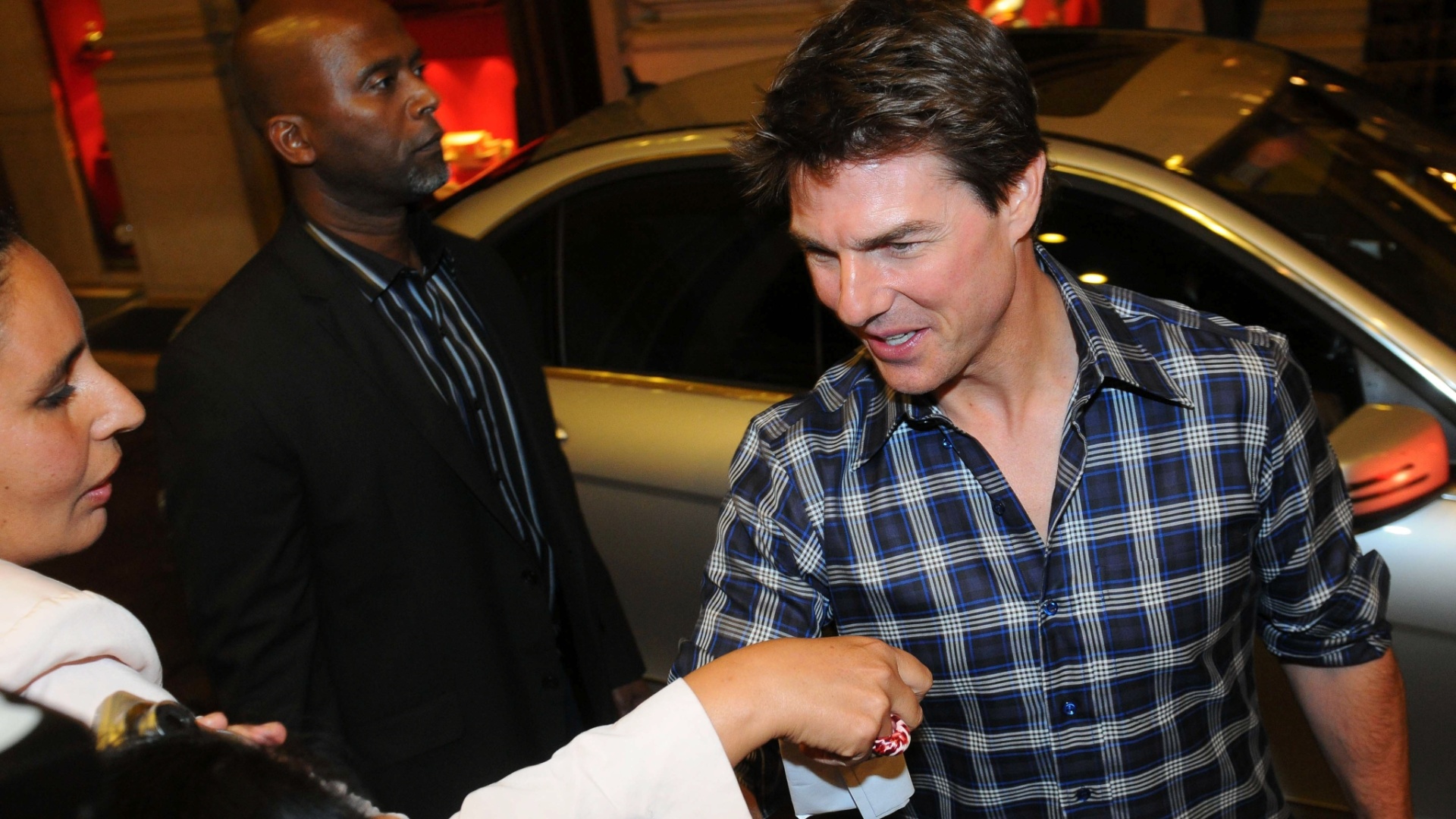 26.mar.2013 - O ator Tom Cruise está em Buenos Aires, na Argentina, para divulgar seu novo filme "Oblivion" - The Grosby Group