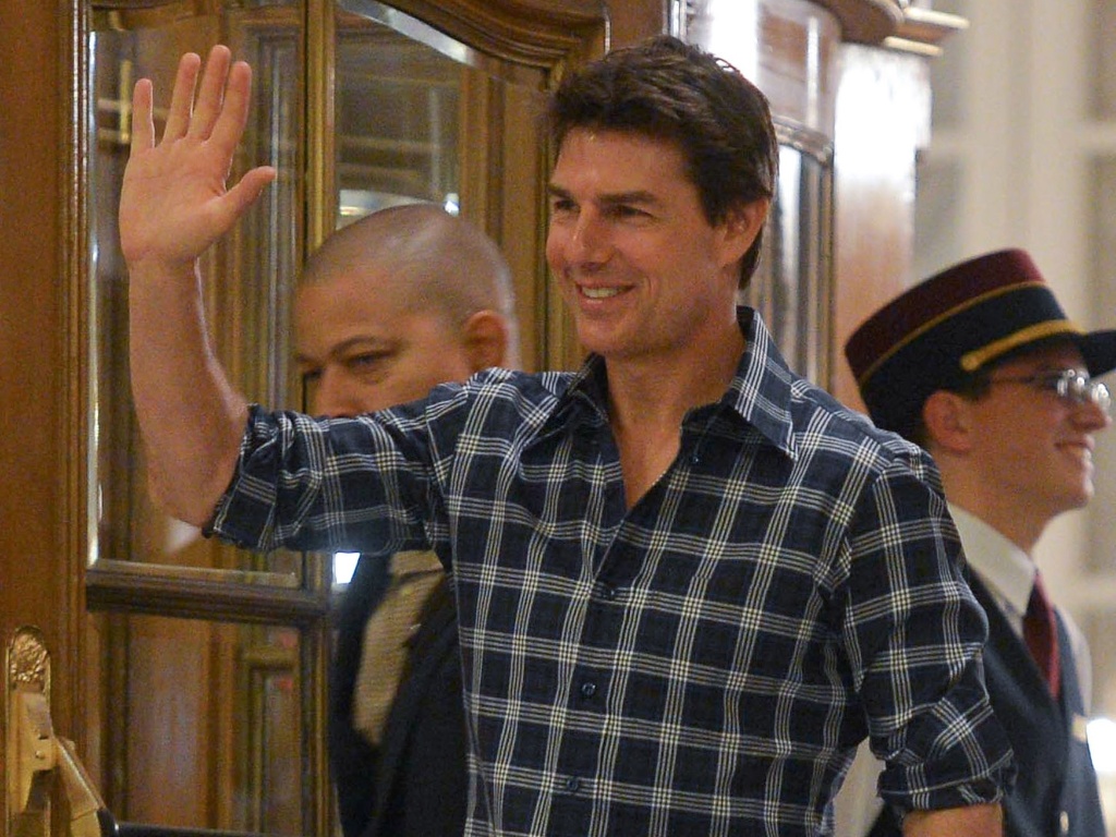 26.mar.2013 - O ator Tom Cruise está em Buenos Aires, na Argentina, para divulgar seu novo filme "Oblivion" - The Grosby Group