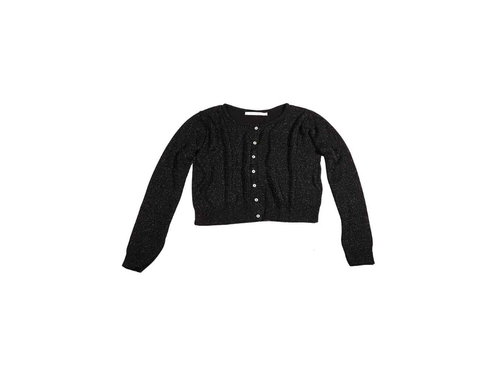 Cardigã de tricô e lurex; R$ 169, na Afghan (www.afghan.com.br) - Divulgação