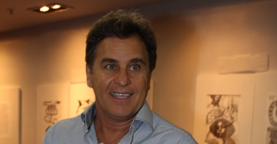 26.mar.2013 - O ator Marcos Frota prestigiou a 7ª edição do Prêmio Zilka Sallaberry de Teatro Infantil, que aconteceu em um teatro na zona sul do Rio - AgNews