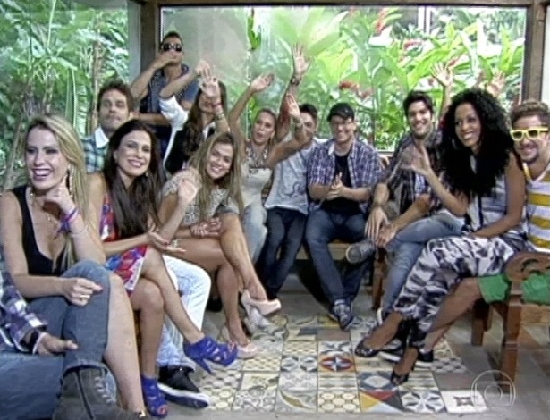 27.mar.2013 - Ex-BBBs participam do "Mais Você" após vitória da Fernanda na 13° edição do reality show