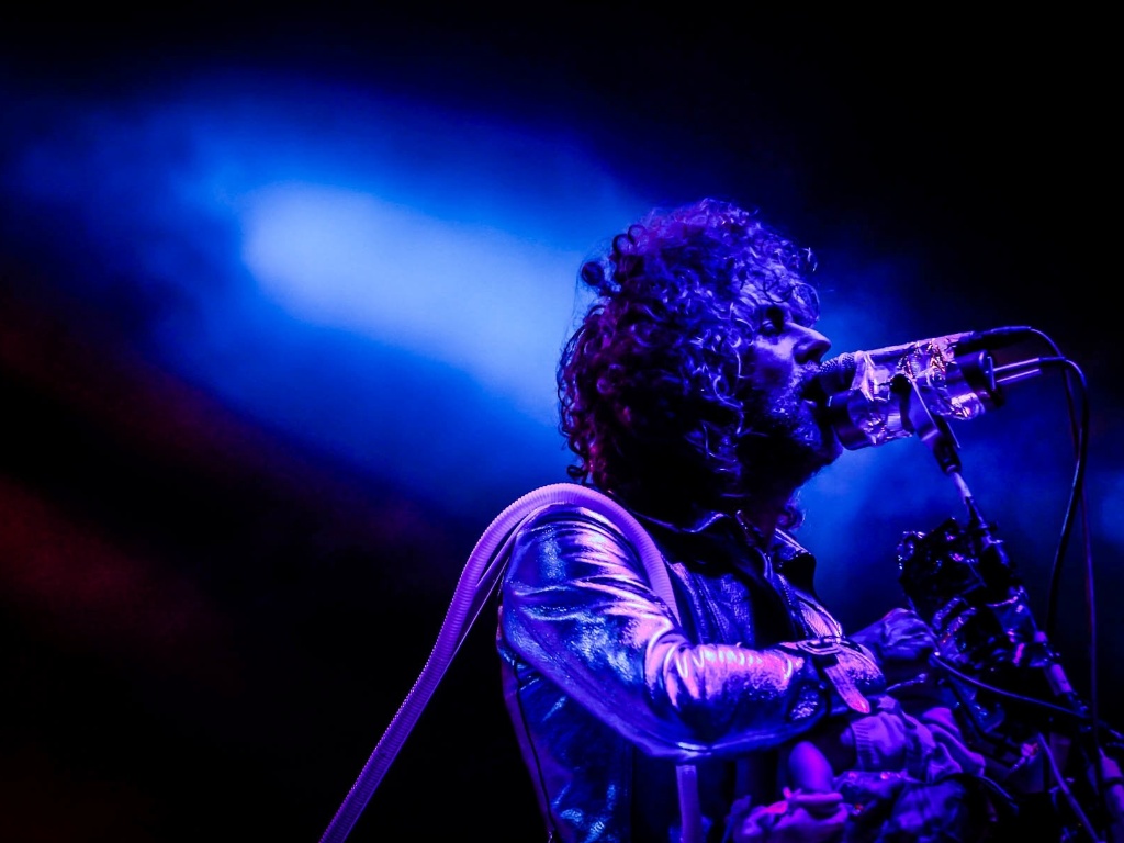 29.mar.2013 - O Flaming Lips se apresenta no palco Cidade Jardim no primeiro dia do festival Lollapalooza 2013 - Leandro Moraes/UOL