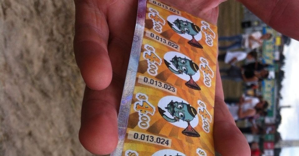 31.mar.2013: Fichas de consumo compradas durante os festival poderão ser trocadas neste domingo (31) - Natália Guaratto/UOL