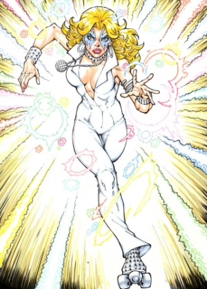 Mutante Cristal (Dazzler), da série "X Men" - Reprodução